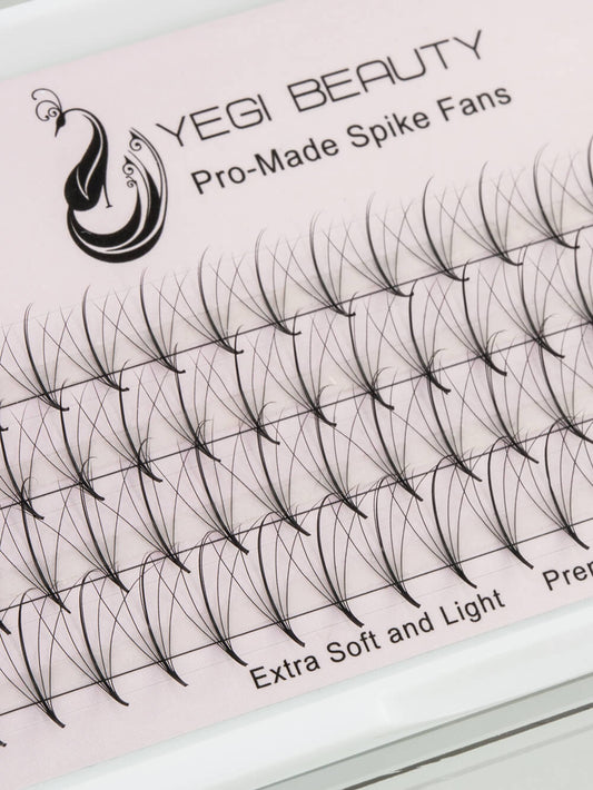 5D spike fans extensions for eyelashes C curl