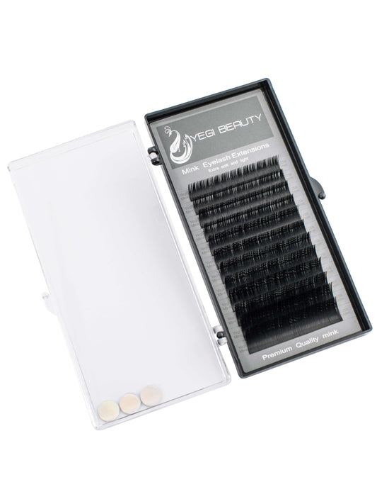 Mink Lashes 0.25 B curl mix tray 9mm - 14mm