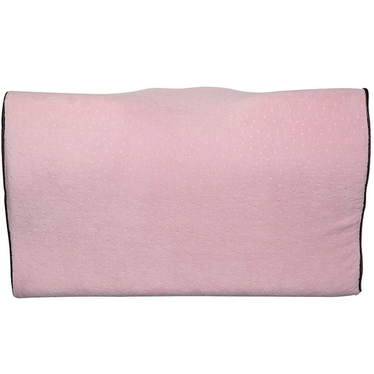 Single pink eyelash extension memory foam pillow 
