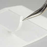 tweezer pulling double sided tape for eyelash extensions from sheet