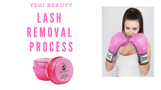 Lash Extension Removal Technique | Yegi Beauty Cream Adhesive Remover