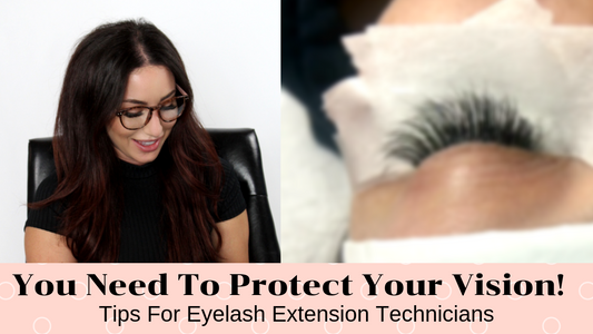 How to Protect Your Eyes During Application | Eyelash Extensions 101