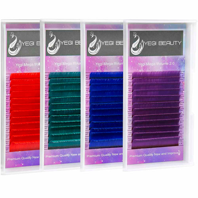 Easy Fanning Colorful Lashes