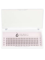 7D spike fans extensions for eyelashes C curl open case