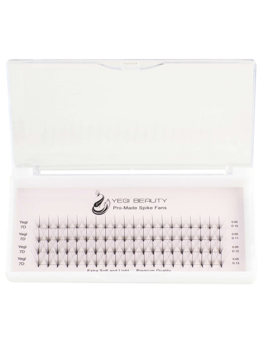 7D spike fans extensions for eyelashes D curl