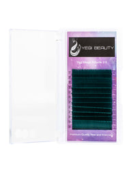 Mega Volume Easy Fanning Colorful Lashes Green 0.07 C curl