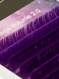 Mega Volume 2.0 Easy Fanning Colorful Lashes Purple 0.07 B curl detail