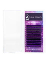 Mega Volume 2.0 Easy Fanning Colorful Lashes Purple 0.07 D curl