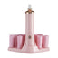 Eyelash glue spinner with various cap attachments 