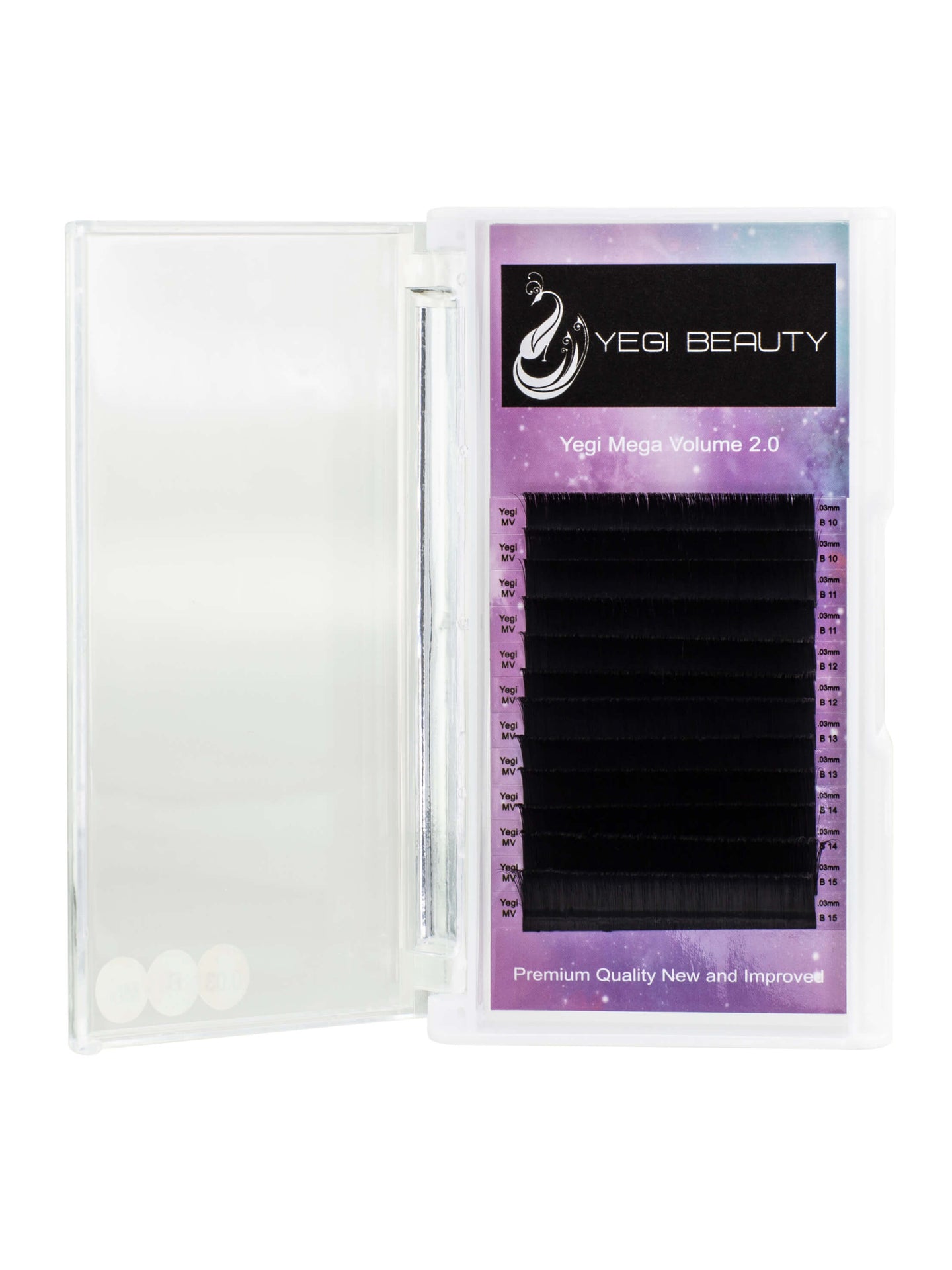 Mega Volume 2.0 Lashes 0.03 B curl mixed tray