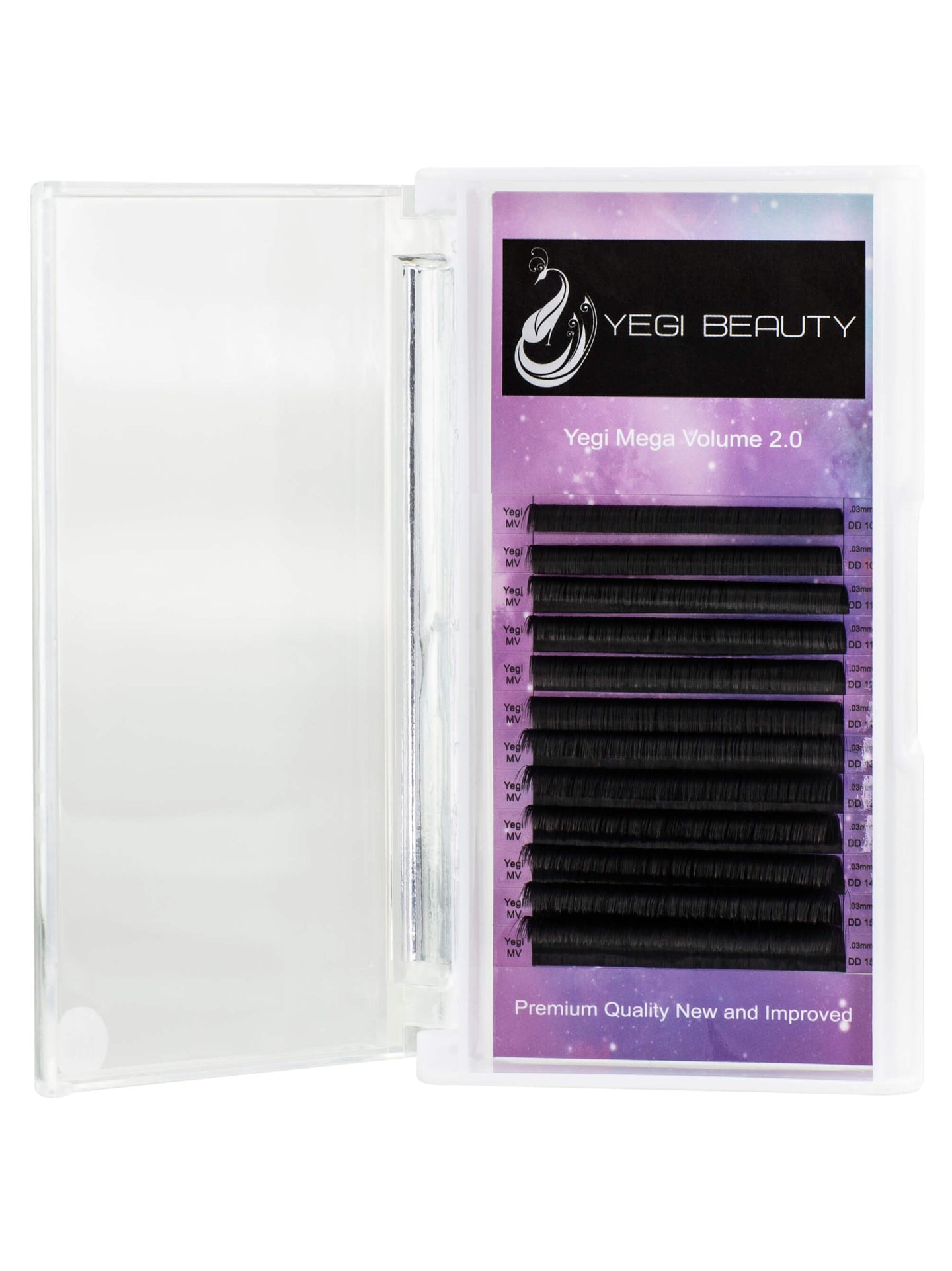 Mega Volume 2.0 Lashes 0.03 DD curl tray