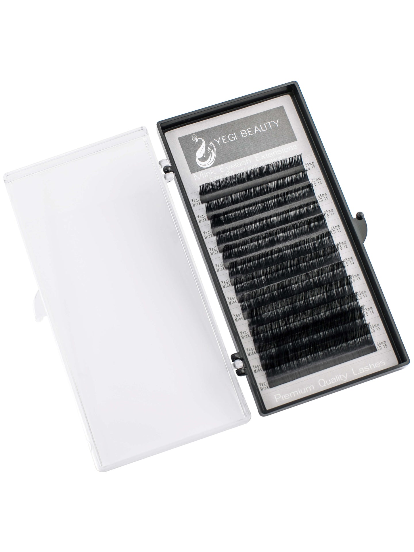 .05 LD curl eyelash extension 10mm - 15mm mixed tray 