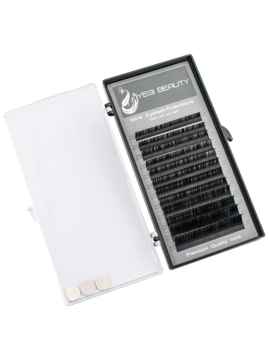 Mink Lashes 0.18 D curl mix tray 9mm - 14mm