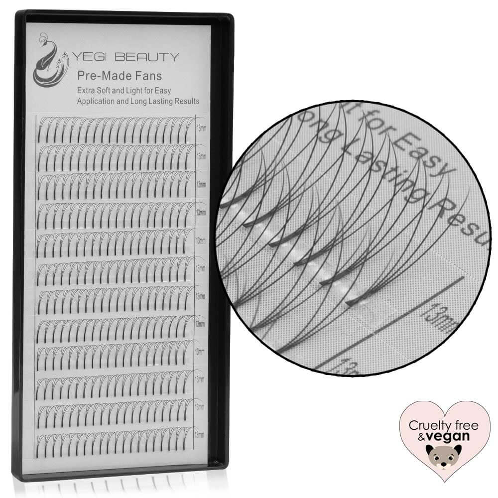 Pre-Made Lash Fans Eyelash Extensions 3D