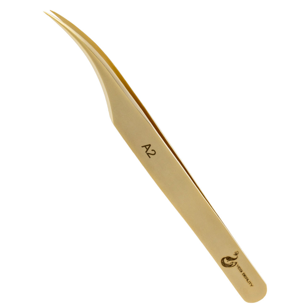 A2 pro gold moon tweezer by Yegi Beauty