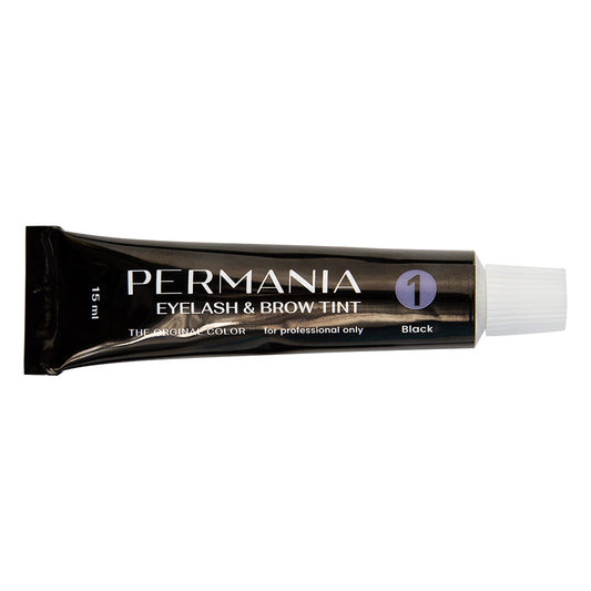 Permania eyelash and brow black tint