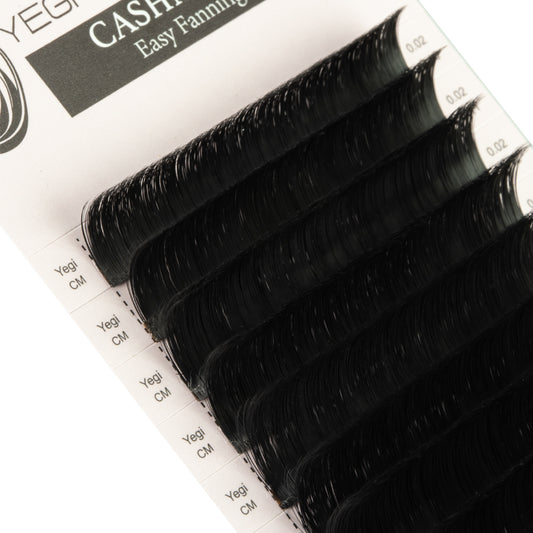 .02 Cashmere Easy Fanning Lashes mix tray C curl