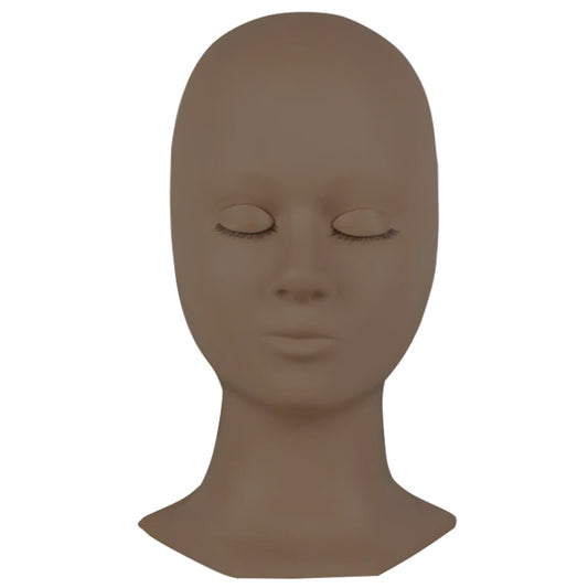 Realistic Mannequin Doll Training Head for Extensions and Makeup