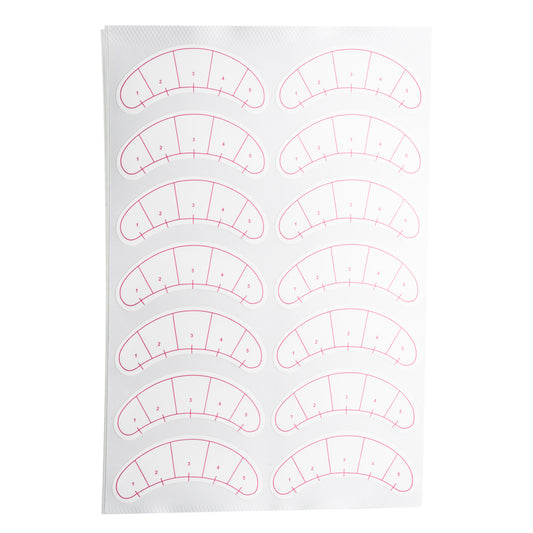 Lash Mapping Stickers