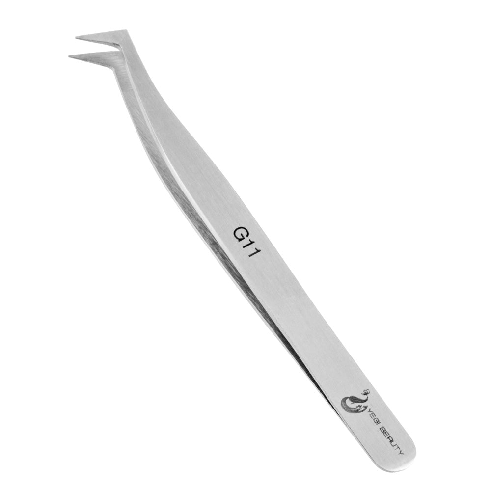 G-Line Tweezer / G-11 /  Short  Curved & Angled