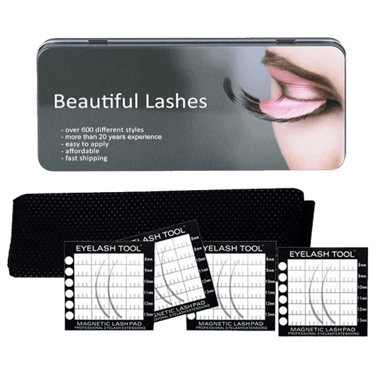 eyelash pad with attachments 