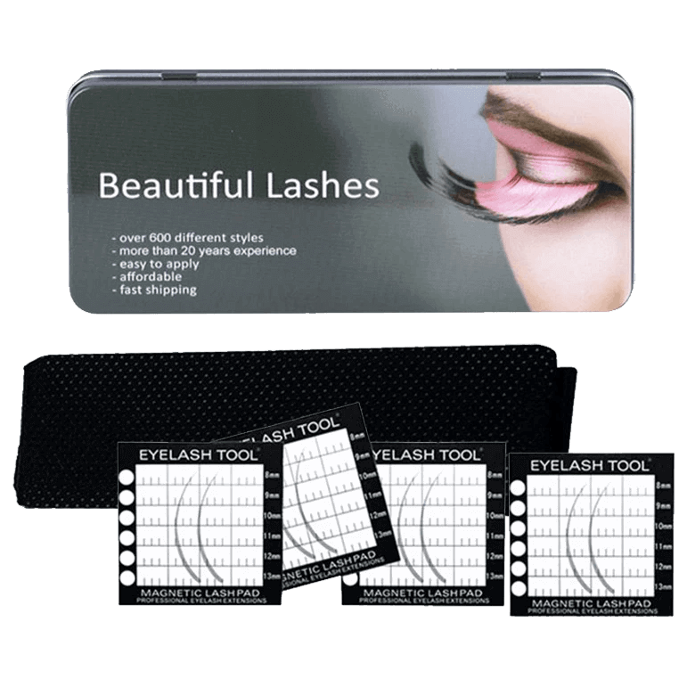 eyelash pad with attachments 