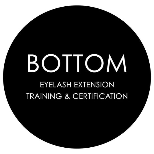 Bottom eyelash extension training