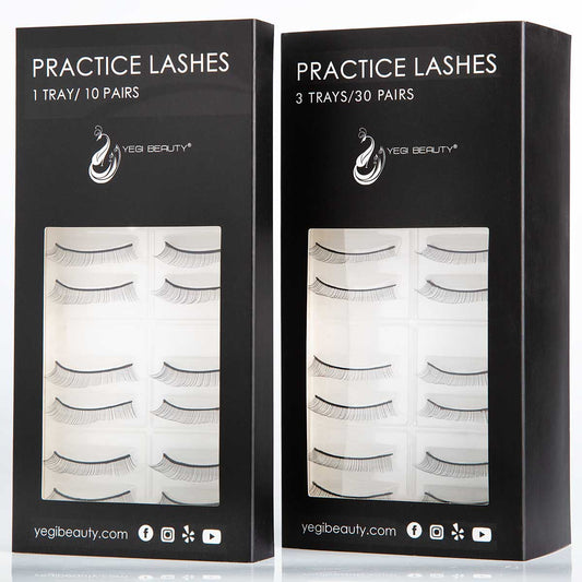 Practice Training Lashes/Eyelash Strips for Eyelash Extensions