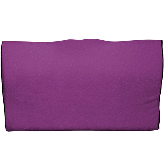 Single purple eyelash extension memory foam pillow 